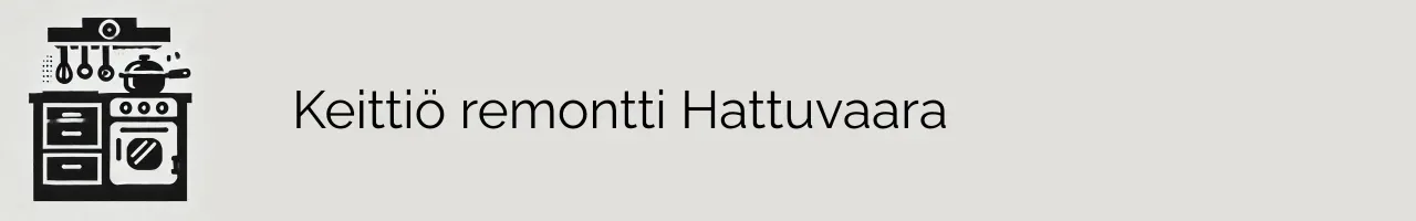 Keittiö remontti Hattuvaara